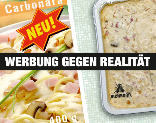 Werbung gegen Realität