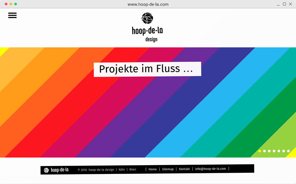 Webauftritt hoop-de-la