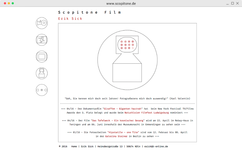 Webauftritt www.scopitone.de