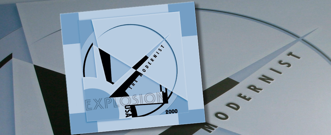 The Modernist: Explosion Artwork blue